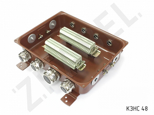 Коробка соединительная КС-40 УХЛ1,5 IP65 латунный ввод ЗЭТА